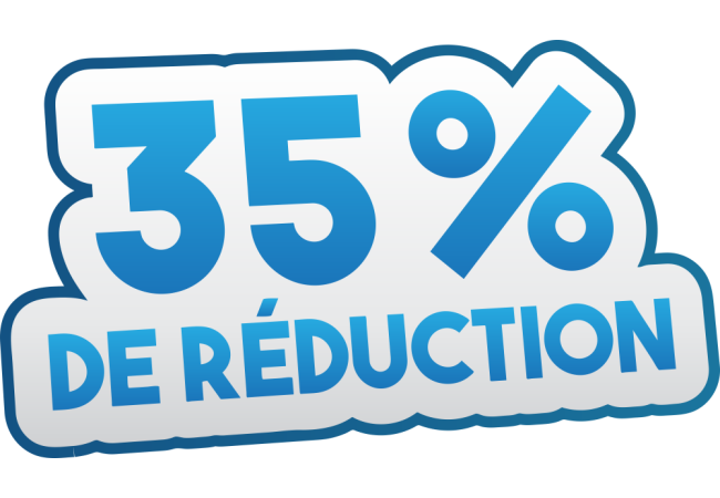 Autocollant Soldes 35% De Réduction