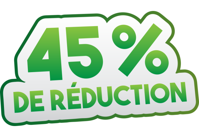 Autocollant Soldes 45% De Réduction