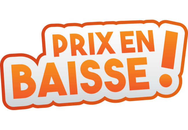 Autocollant Soldes Prix outlet En