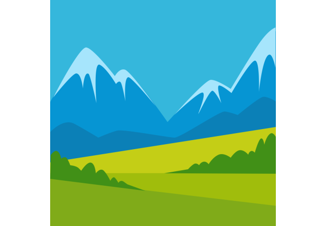 Autocollant Logo Nature Paysage 9