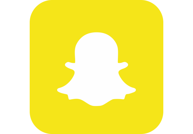 Autocollant Logo Réseau Social Snapchat