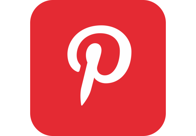Autocollant Logo Réseau Social Pinterest