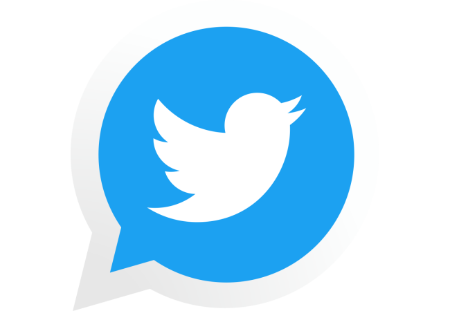 Autocollant Logo Réseau Social Twitter 2
