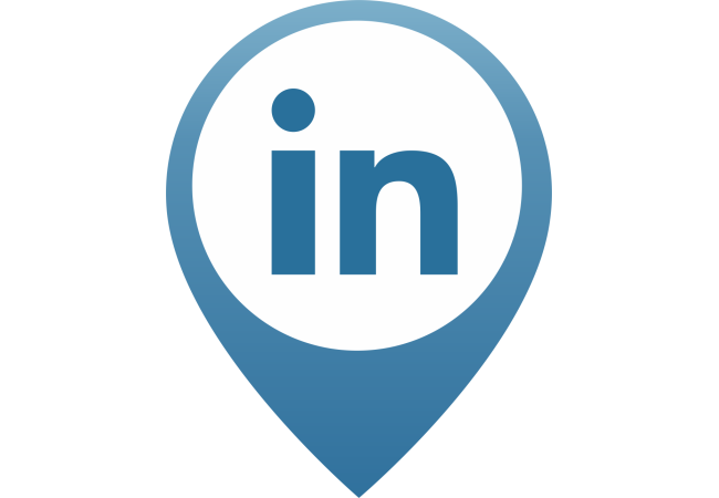 Autocollant Logo Réseau Social Linkedin 2
