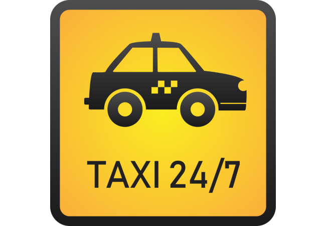 Autocollant Métier Taxi 7