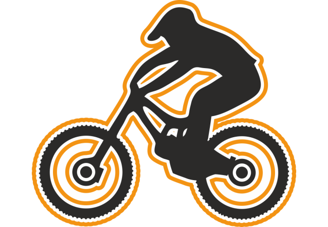 Autocollant Sport Vélo Trail 3
