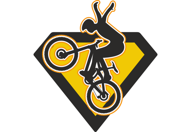 Autocollant Sport Vélo Trail 4
