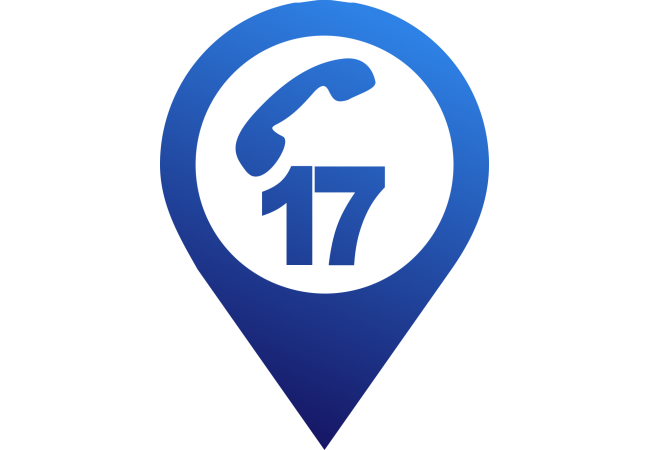 Autocollant Logo Numéro Urgence 17