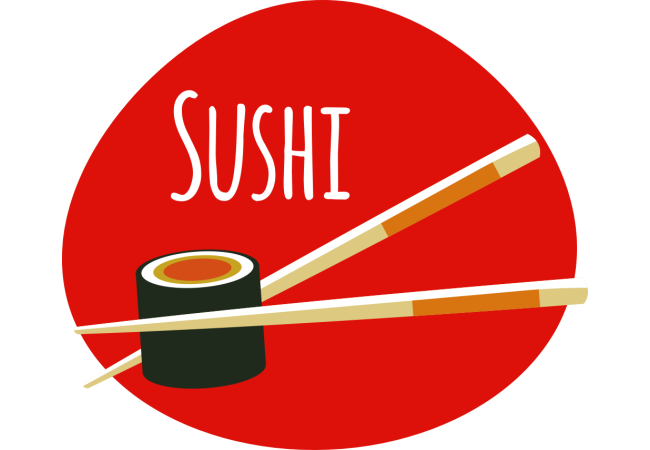 Autocollant Sushi 1