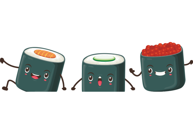 Autocollant Sushi 5