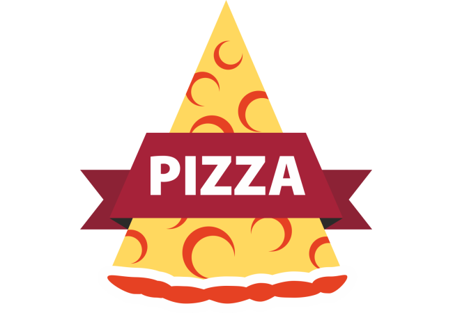 Autocollant Pizza Logo 3