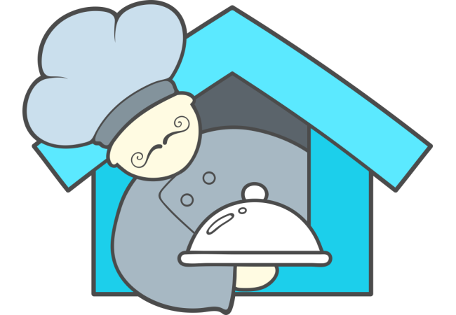 Autocollant Restaurant Logo Chef