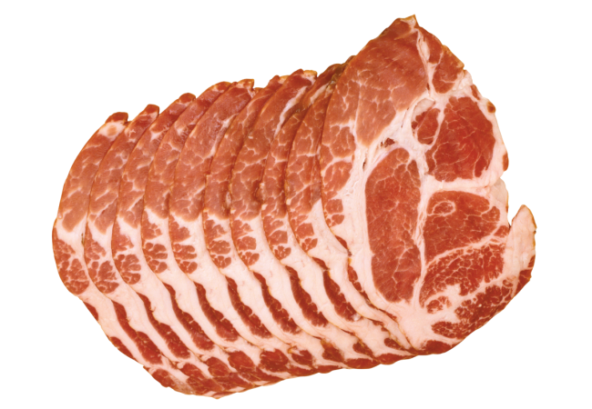 Autocollant Alimentation Charcuterie Jambon Cru