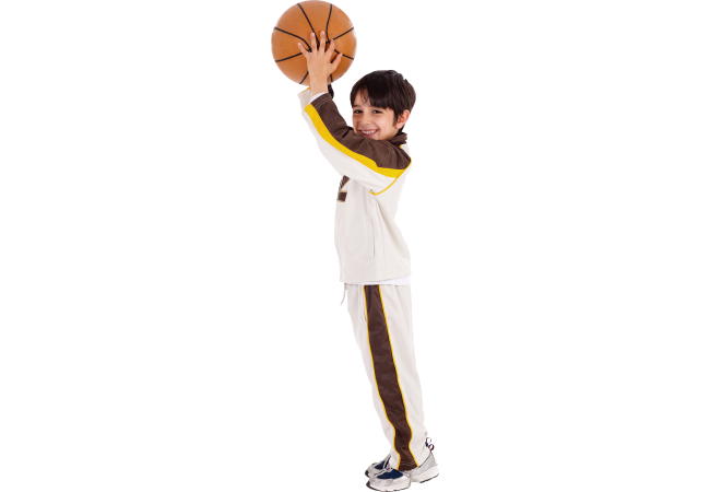 Autocollant Personne Enfant Basket 2