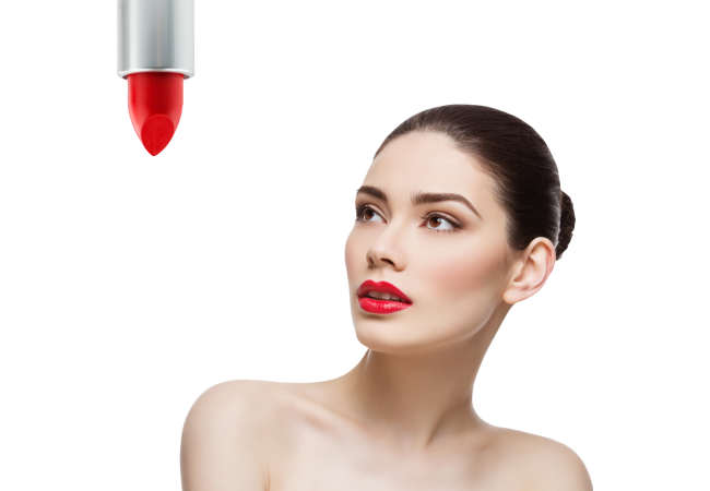 Autocollant Personne Femme Beauté Maquillage 1