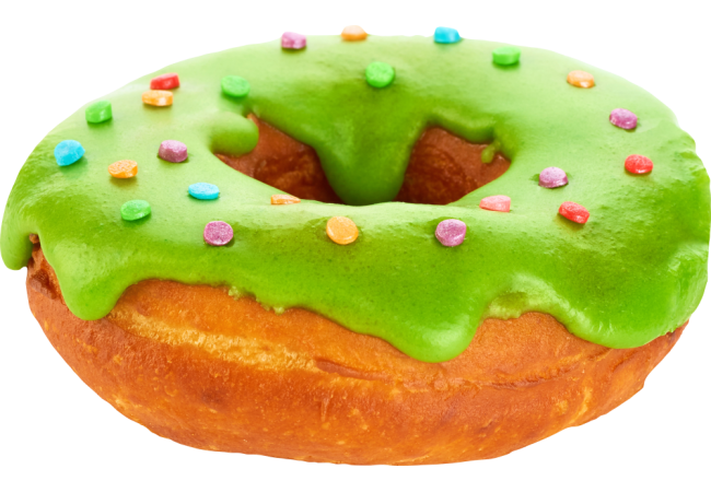 Autocollant Alimentation Gâteau Donuts