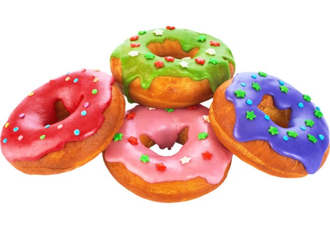Autocollant Alimentation Gâteau Donuts 5