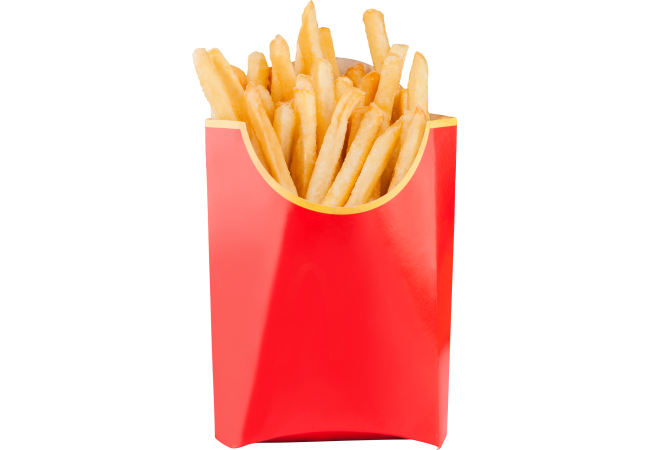 Autocollant Alimentation Frites Sachet 2