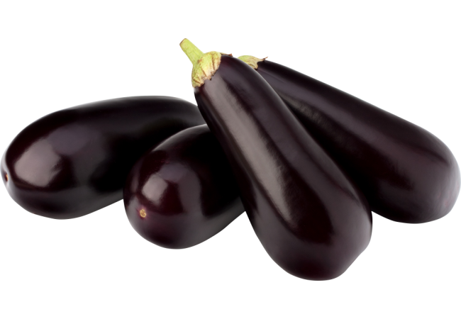 Autocollant Alimentation Aubergine Légume