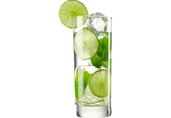 Autocollant Boisson Cocktail Citron Vert Menthe