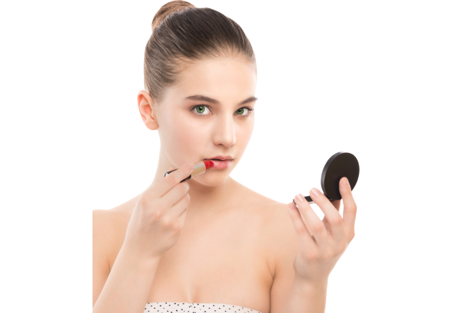 Autocollant Personne Femme Maquillage 1