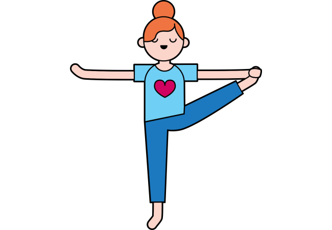 Autocollant Métier Yoga Position 4
