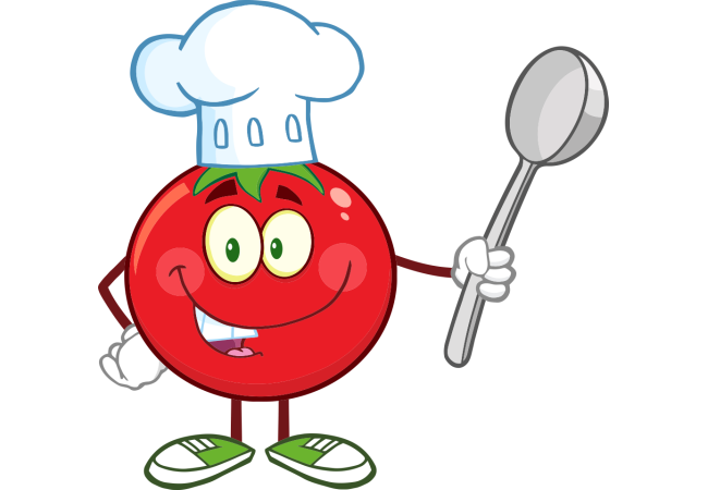 Autocollant Tomate Mascotte