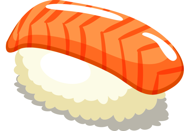 Autocollant Alimentation Japonais Sushi 3