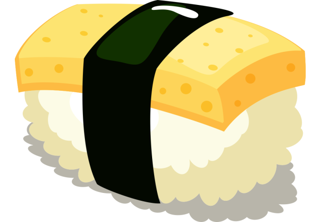 Autocollant Alimentation Japonais Sushi 4