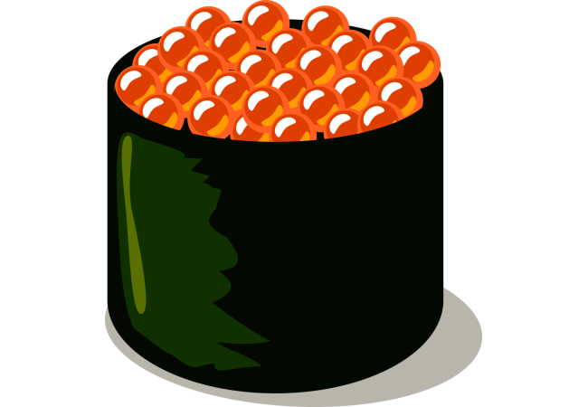 Autocollant Alimentation Japonais Sushi 6