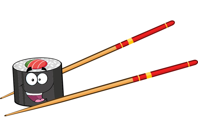 Autocollant Sushi Mascotte 1
