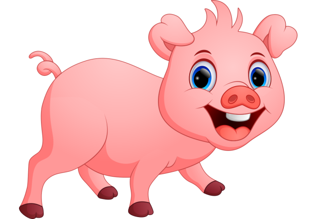 Autocollant Animaux Cochon 5
