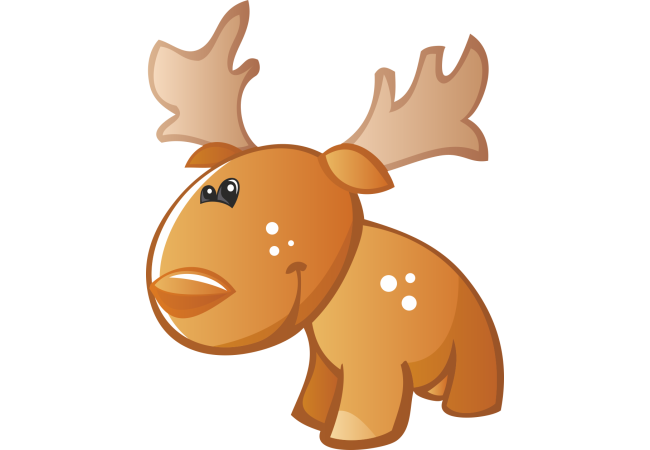 Autocollant Animaux Cerf