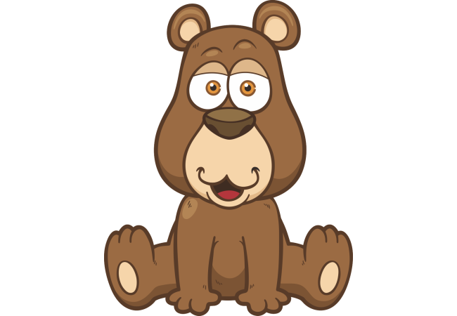 Autocollant Animaux Ours