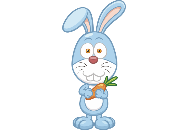 Autocollant Animaux Lapin