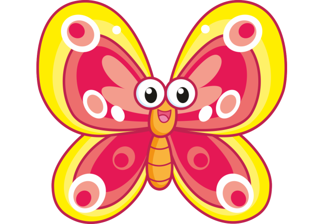 Autocollant Animaux Papillon 2