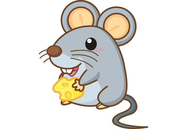 Autocollant Animaux Souris 2