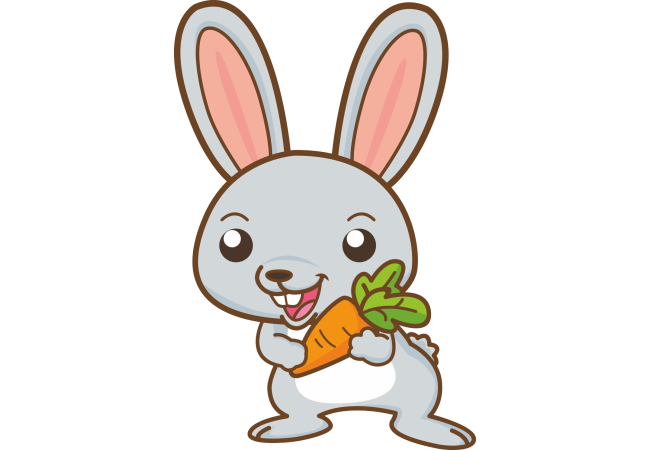 Autocollant Animaux Lapin 2