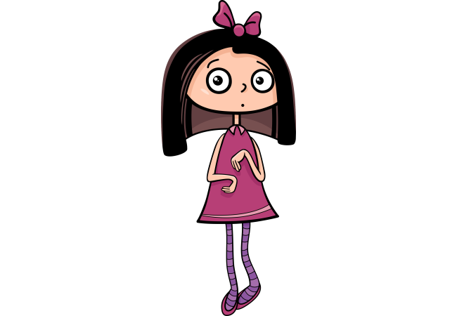 Autocollant Enfants Petite Fille 2
