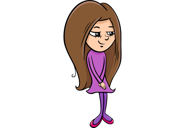 Autocollant Enfants Petite Fille 4