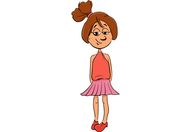 Autocollant Enfants Petite Fille 8