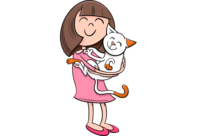 Autocollant Enfants Petite Fille 9