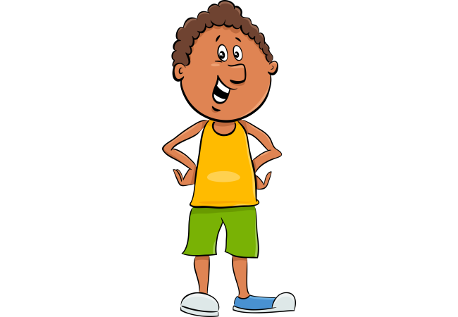 Autocollant Enfants Petit Garçon 2