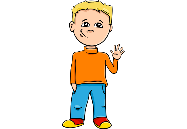 Autocollant Enfants Petit Garçon 11