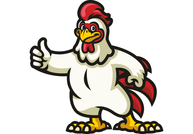 Autocollant Animaux Coq 1