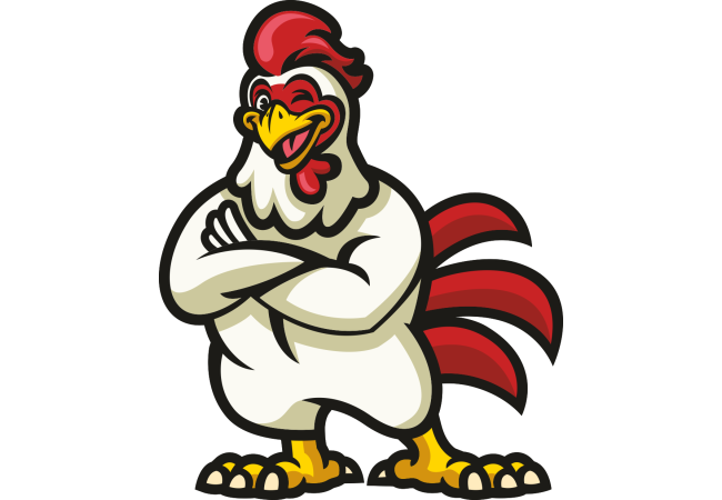 Autocollant Animaux Coq 2