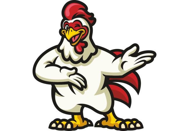 Autocollant Animaux Coq 3