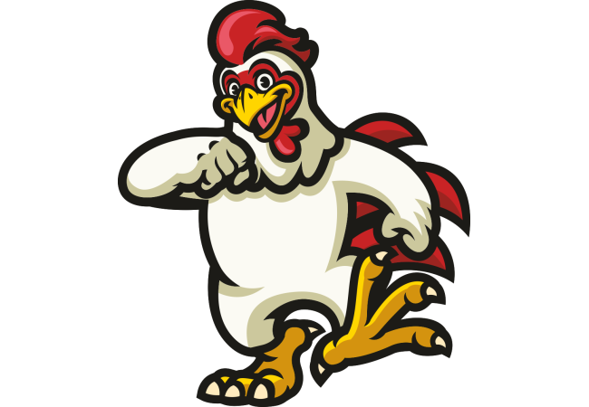 Autocollant Animaux Coq 4
