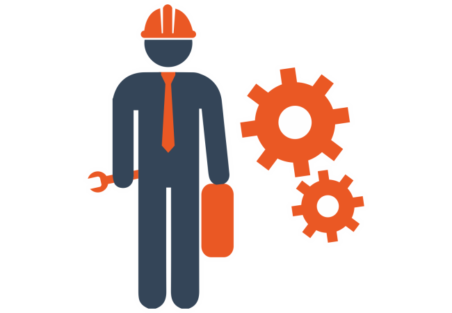 Autocollant Métier Ingénieur Chantier 4