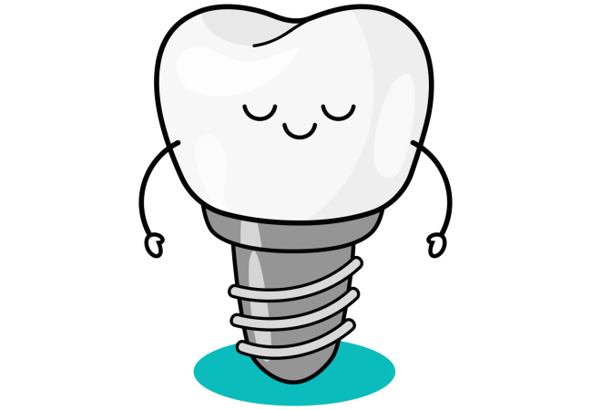Autocollant Logo Dentiste Dent 1